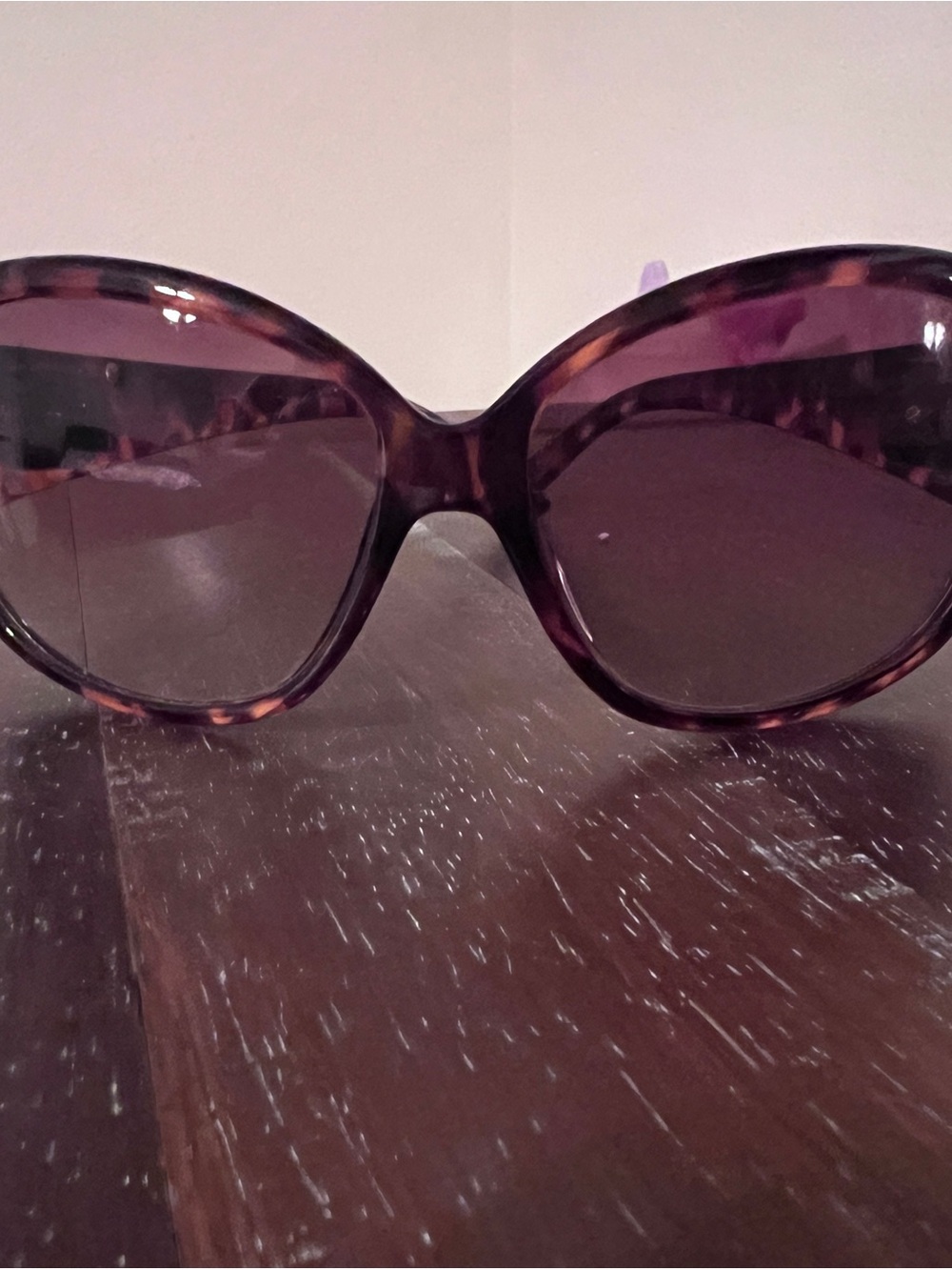 Jennifer Lopez Tortoiseshell Oversized Sunglasses